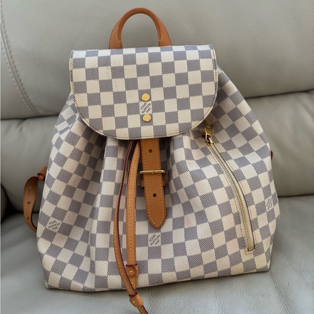 Louis Vuitton Damier Azur Sperone backpack